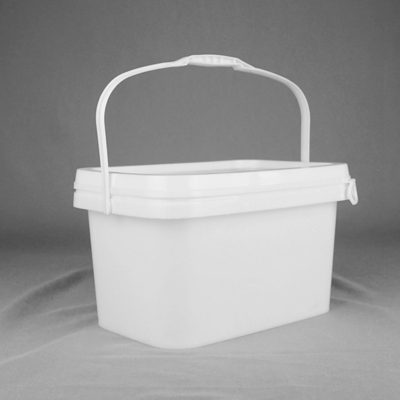 5L Gıda Saklama Kare Plastik Kova IML Tasarım Evde Kullanım