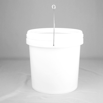 25cm DIA Şeffaf Plastik Kova 10 Litrelik Şeffaf Gıda Kovası