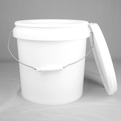 25cm DIA Şeffaf Plastik Kova 10 Litrelik Şeffaf Gıda Kovası