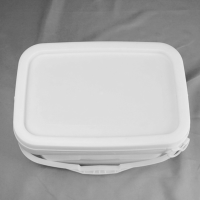 Özelleştirilmiş Renkli PP Kova 5L Kapaklı Plastik Kova Kare Şekli