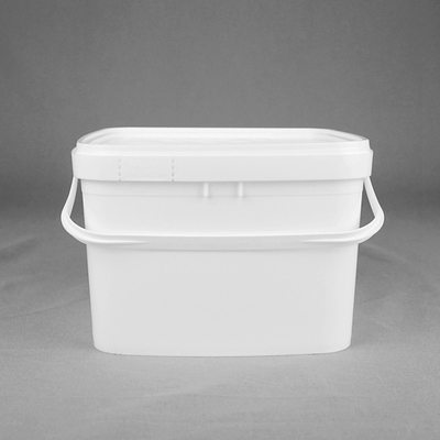 ISO9001 ile 3 Litre Şeffaf Dikdörtgen Plastik Kova
