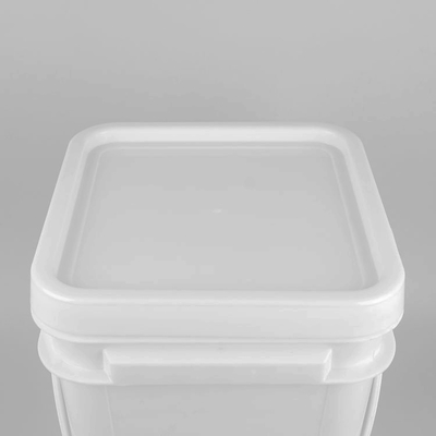 Kimyasallara dayanıklı kare plastik kova IML / ısı transferi / ekran baskı ile