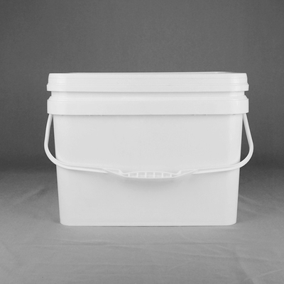 Kapaklı 10L Oyuncak Plastik Ambalaj Kovası Dikdörtgen Saplı