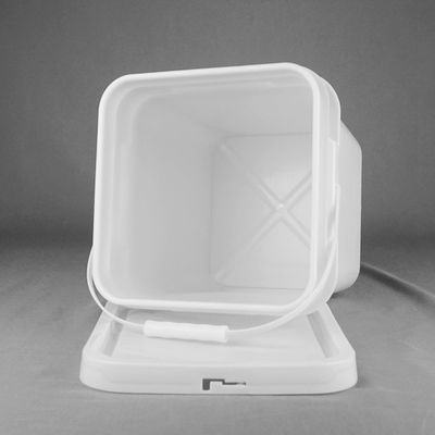 Kare plastik kova IML ısı transferi ve ekran baskı için baskı seçenekleri