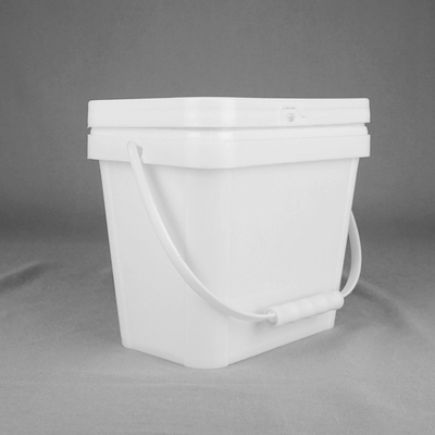 Kapaklı Mükemmel Mühür Yeteneği ile 1 Galon 3.5L Plastik Kare Kova