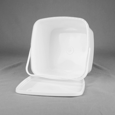 Gıda Sınıfı 3KG Saplı ve Kapaklı Kare Bisküvi Kovası