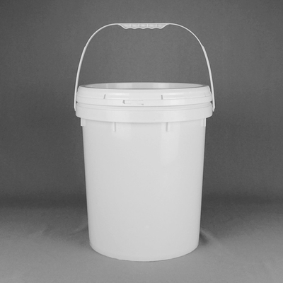 ISO9001 Standardı 22 Litre Yuvarlak Büyük Plastik Kapaklı Su Kovası