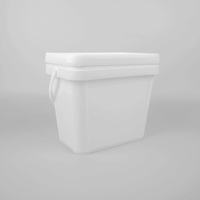 Garantili Kare Siyah Plastik Kovalar Food Grade 6L