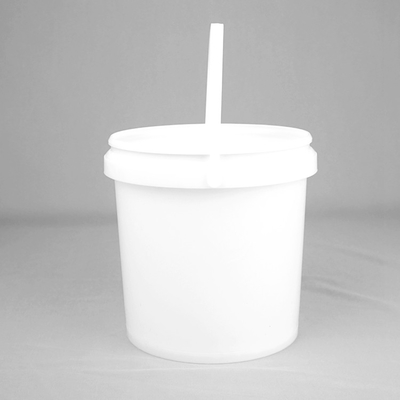 Özelleştirilmiş Plastik Boya Kovası 5L/Litre PP Kova Beyaz Yuvarlak Plastik Varil