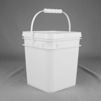 Beyaz Dikdörtgen 5 Litre Plastik Kova Isı Transfer Baskı