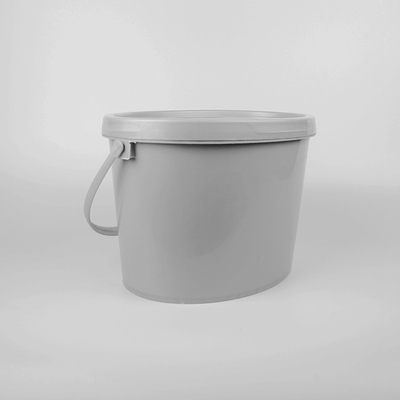 5kg Özel Şekilli Boya Plastik Kapaklı Saplı Kova