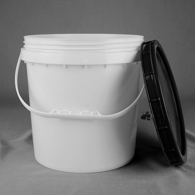 Deniz Ürünleri Ambalajı Plastik Gıda Kovası 8L 25cm Yükseklik, Vidalı Kapaklı