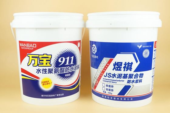 Plastik Boya Kovası Yuvarlak ve Sızdırmaz Evet, Ağır Hizmet Boyama Projeleri için