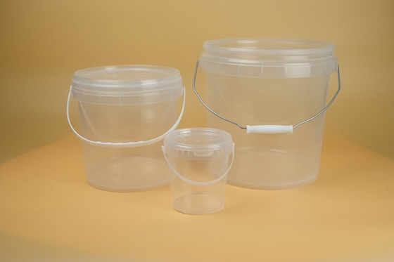 Gıda, Sos, Kurabiye, Dondurma için Dayanıklı Tasarımlı Özelleştirilebilir Şeffaf Plastik Kova