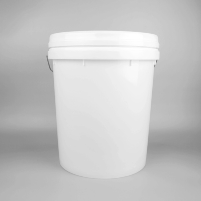 Boya İçin Beyaz Yuvarlak Boş 20 Litre Plastik Boya Kovası