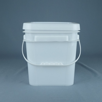 Kulplu Özelleştirilmiş Renk ile Gıda Güvenli 10 Litre Kare Plastik Kovalar