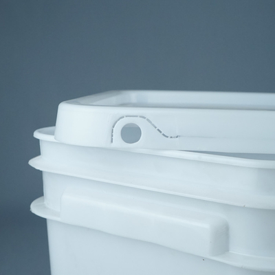 Kulplu Özelleştirilmiş Renk ile Gıda Güvenli 10 Litre Kare Plastik Kovalar